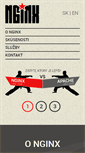 Mobile Screenshot of nginx.sk